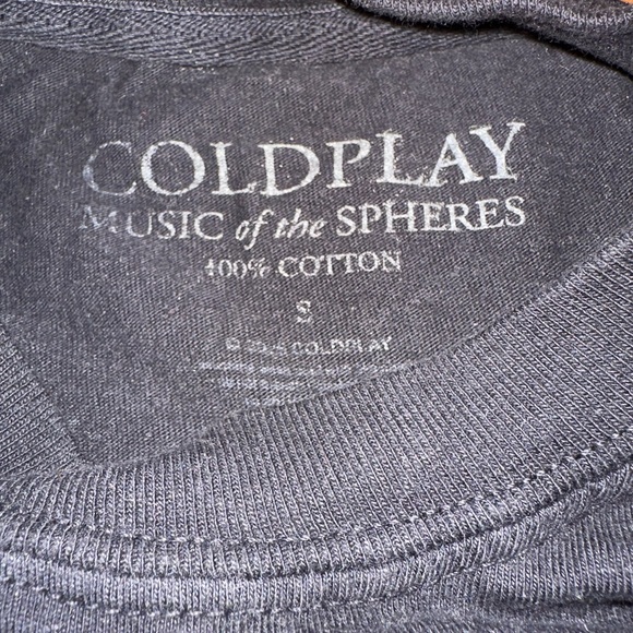 Coldplay Music Of The Spheres Live 2025 World Tour T-shirt Small - Picture 3 of 6